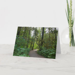 Tarjeta Sendero a Marymere Falls I