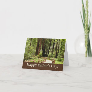 Tarjeta Sendero de Muir Woods I Feliz Día del Padre