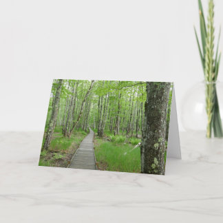 Tarjeta Sendero de pasarela de Jesup Path