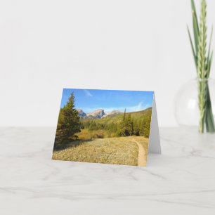 Tarjeta Sendero del lago Nymph a principios de otoño