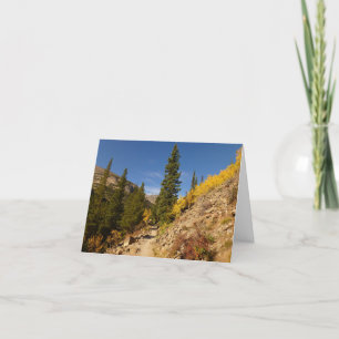 Tarjeta Sendero desde el Loch en las Montañas Rocosas