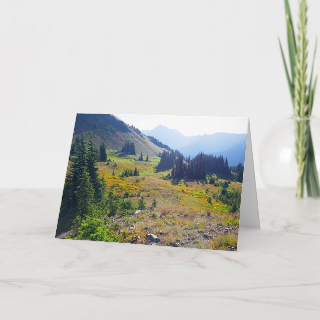 Tarjeta Sendero Hurricane Ridge (Anverso)