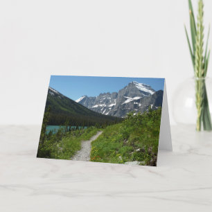 Tarjeta Sendero Josephine Lake con Monte Guild en Glacier
