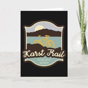 Tarjeta Sendero Karst - Prairie Creek, Arkansas 