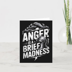 Tarjeta Seneca Stoic Philosoper Cita Estética Motivacional