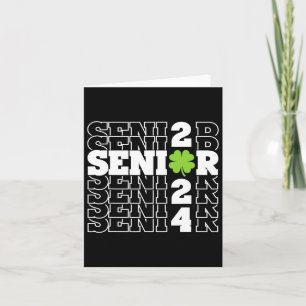 Tarjeta Senior 2024 Cl De 2024 Seniors St Patricks Day Iri