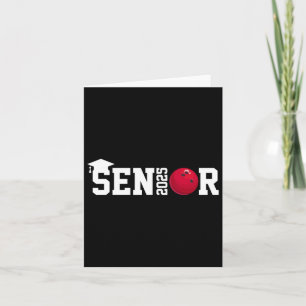 Tarjeta Senior 2025 Bowling Player Cl De 2025 Graduation S