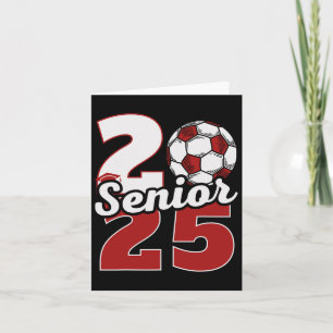 Tarjeta Senior 2025 Soccer Cl De 25 Partido De Graduación