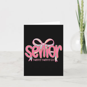 Tarjeta Senior 2026 Cl De 2026 Coquette Pink Veinte