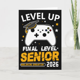 Tarjeta Senior 2026 Sube de Nivel Graduación Final Graduac