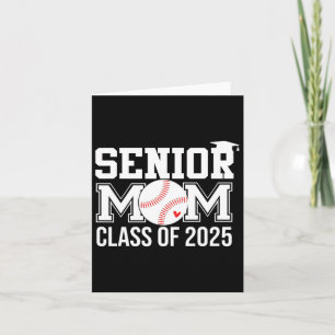 Tarjeta Senior Béisbol Mom Senior Mom Cl De Graduati 2025