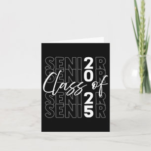 Tarjeta Senior Cl Del Partido De Graduación Senior 2025