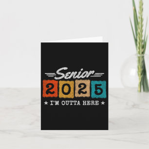 Tarjeta Senior Cl Of 2025 - Graduación Senior 2025 - Senio