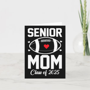 Tarjeta Senior Mom 2025 Football Mommy Cl Of 2025 Graduati