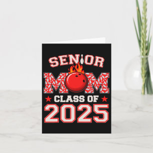 Tarjeta Senior Mom Cl Of 2025 Bowling Graduation Mama 2025