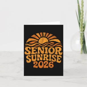 Tarjeta Senior Sunrise 2026 Seniors De Cl Graduación