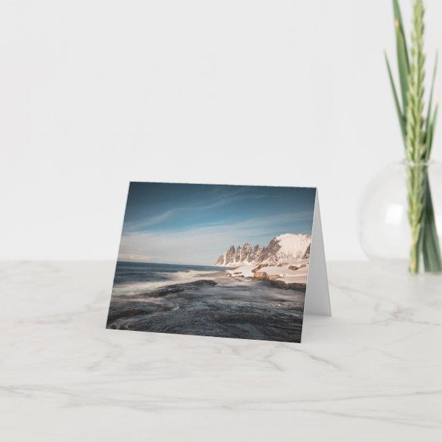 Tarjeta Senja Noruega (Anverso)