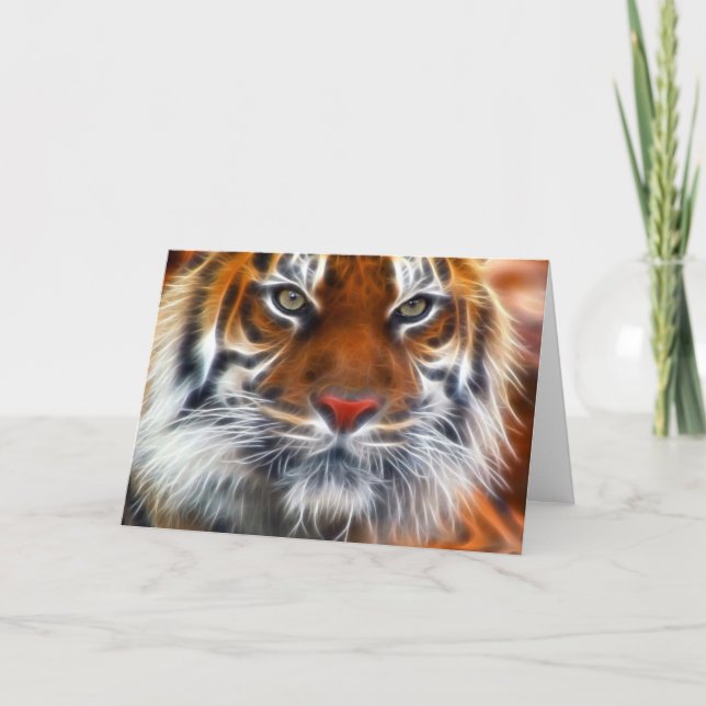 Tarjeta Señor de las selvas indias, el tigre de Bengala (Anverso)