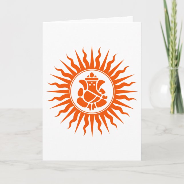 Tarjeta Señor Ganesha Sign (Anverso)