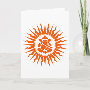 Tarjeta Señor Ganesha Sign
