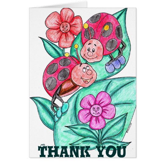 Tarjeta Señora Bugs Thank You Card