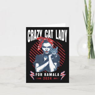 Tarjeta Señora Del Gato De Kamala, Gato Infantil De Kamala