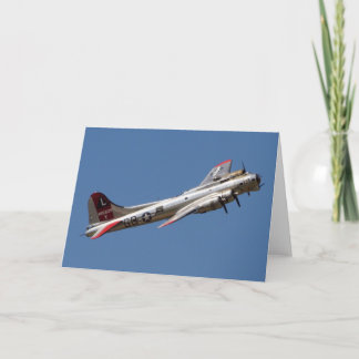 Tarjeta Señora del yanqui de B-17 G