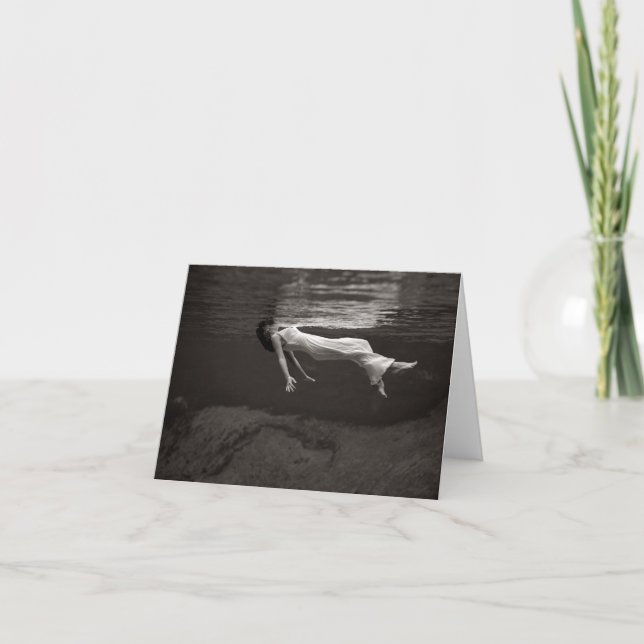 Tarjeta Señora en el agua (Anverso)