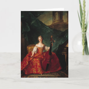 Tarjeta Señora Enriqueta de Francia ante el tribunal