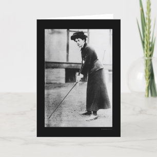 Tarjeta Señora Golf Champion, Dorothy Cambell 1909