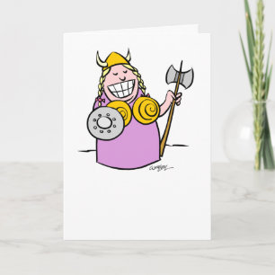 Tarjeta Señora gorda Sings