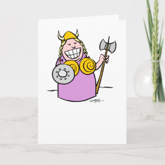 Tarjeta Señora gorda Sings