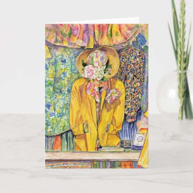 Tarjeta Señora Notecards de Positano (Anverso)