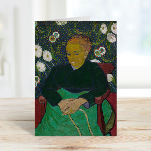 Tarjeta Señora Roulin   Vincent van Gogh