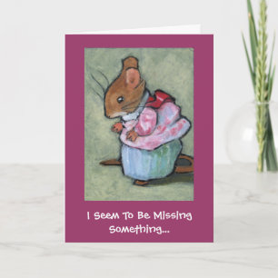 Tarjeta SEÑORA TITTLEMOUSE, parezco ser MissingSomething…