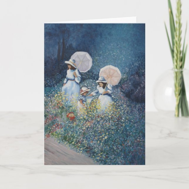 Tarjeta Señoras en Wildflowers (Anverso)