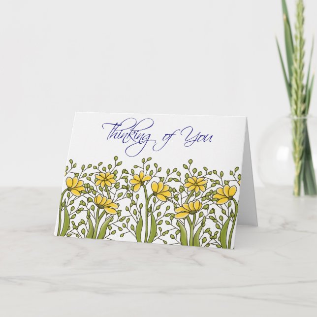 Tarjeta Señorita Bren Pensando en Ti (Anverso)