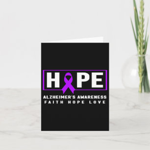 Tarjeta Sensibilización de Alzheimerheimer - Awa del guerr