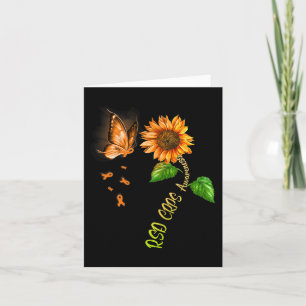 Tarjeta Sensibilización de los CRPS sobre el girasol de ma