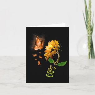 Tarjeta Sensibilización de los CRPS sobre el girasol de ma