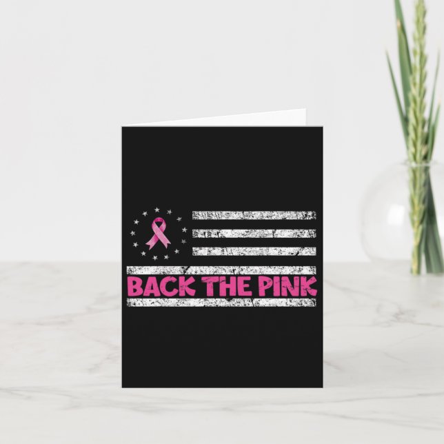 Tarjeta Sensibilización sobre el cáncer de mama Betsy Band (Anverso)