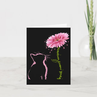 Tarjeta Sensibilización sobre el cáncer de mama Cinta rosa