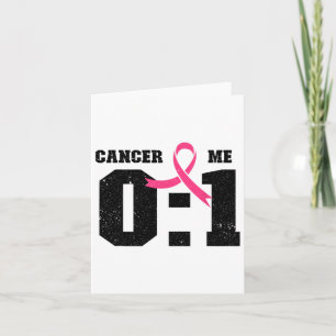 Tarjeta Sensibilización sobre el cáncer de mama Cinta rosa