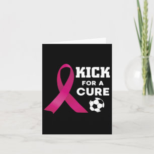 Tarjeta Sensibilización sobre el cáncer de mama pide un fú