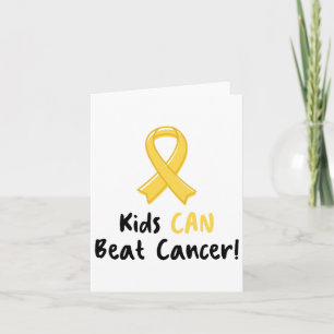 Tarjeta Sensibilización sobre el cáncer infantil - Cinta p