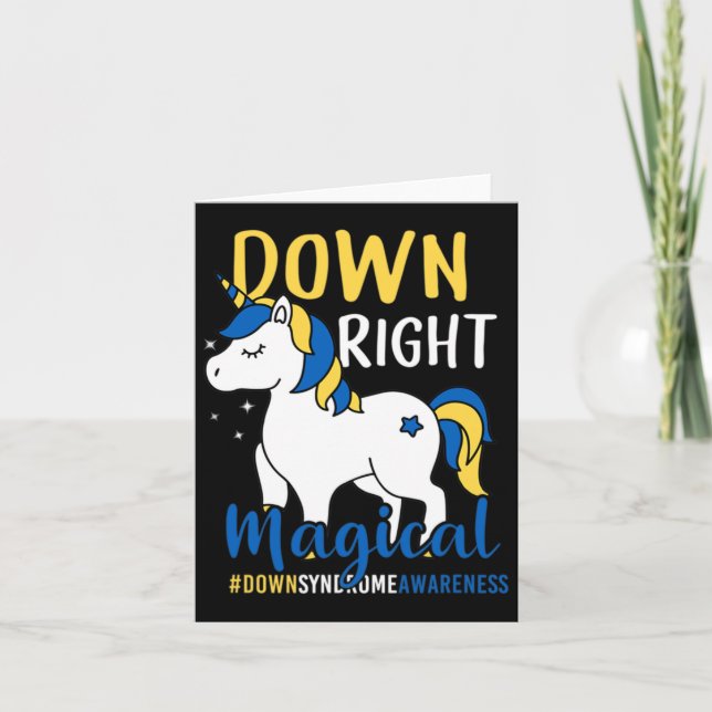 Tarjeta Sensibilización sobre el síndrome de Unicornio des (Anverso)