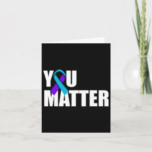 Tarjeta Sensibilización sobre el Suicidio, Sensibilización