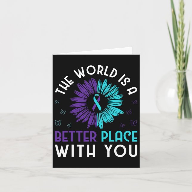 Tarjeta Sensibilización sobre la prevención del suicidio C (Anverso)