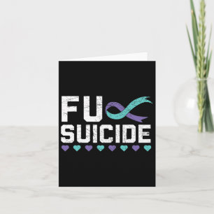 Tarjeta Sensibilización sobre la prevención del suicidio D