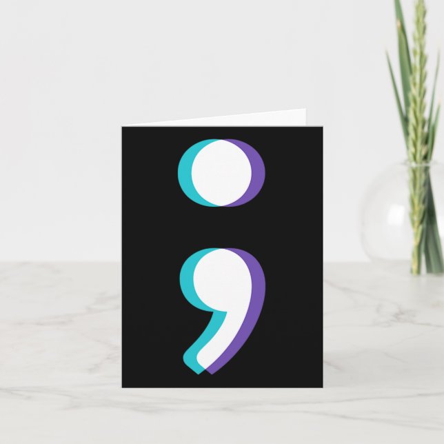 Tarjeta Sensibilización sobre la salud mental - Semi de pr (Anverso)